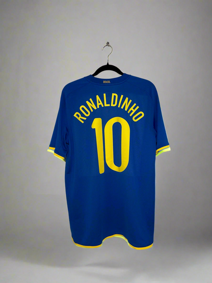 Brazil Ronaldinho #10 - Nike - 2008/2009 - AWAY Kit