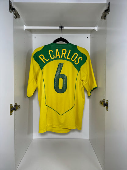 Brazil Roberto Carlos #6 - Nike - 2004/2005 - HOME Kit