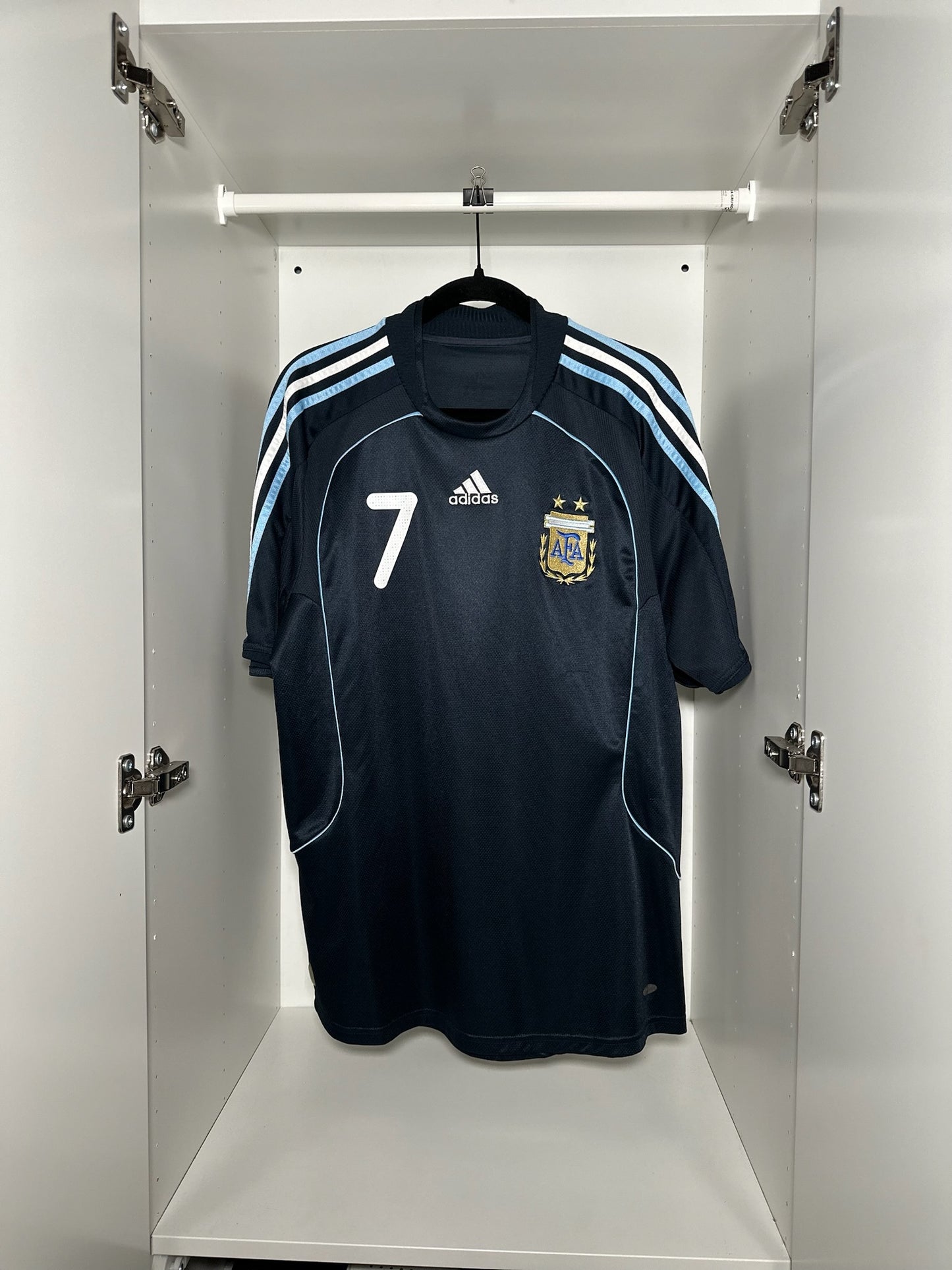 Argentina #7 - adidas - 2008/2009 - AWAY Kit