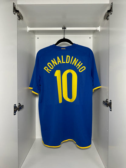 Brazil Ronaldinho #10 - Nike - 2008/2009 - AWAY Kit