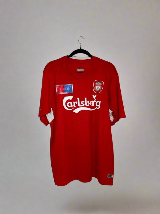 Liverpool Gerrard #8 - Reebook - 2004/2005 - HOME Kit