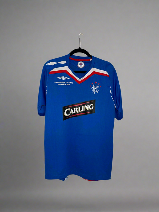 Glasgow Rangers Papac #5 - Umbro - 2007/2008 - HOME Kit