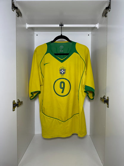 Brazil Ronaldo #9 - Nike - 2004/2005 - HOME Kit