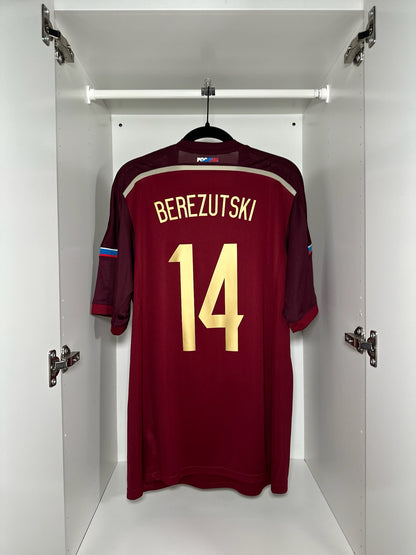 Russia Berezutski #14 - adidas - 2014/2015 - HOME Kit