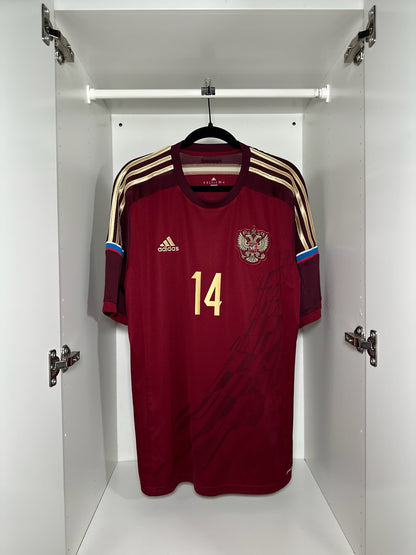 Russia Berezutski #14 - adidas - 2014/2015 - HOME Kit