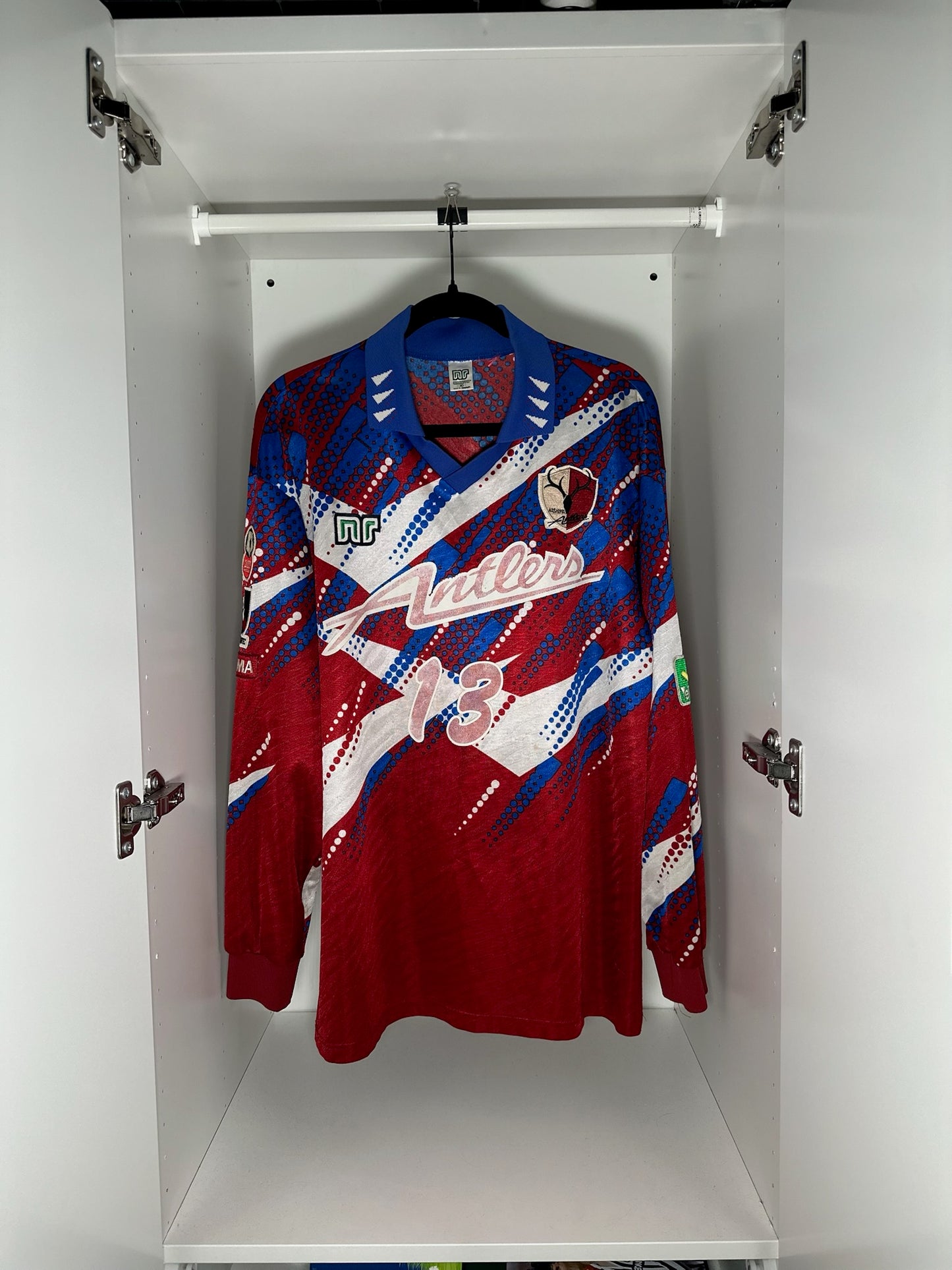 Kashima Antlers #13 - Ennerre - 1995/1996 - HOME "Cup" Kit