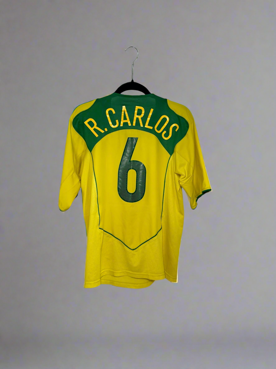 Brazil Roberto Carlos #6 - Nike - 2004/2005 - HOME Kit