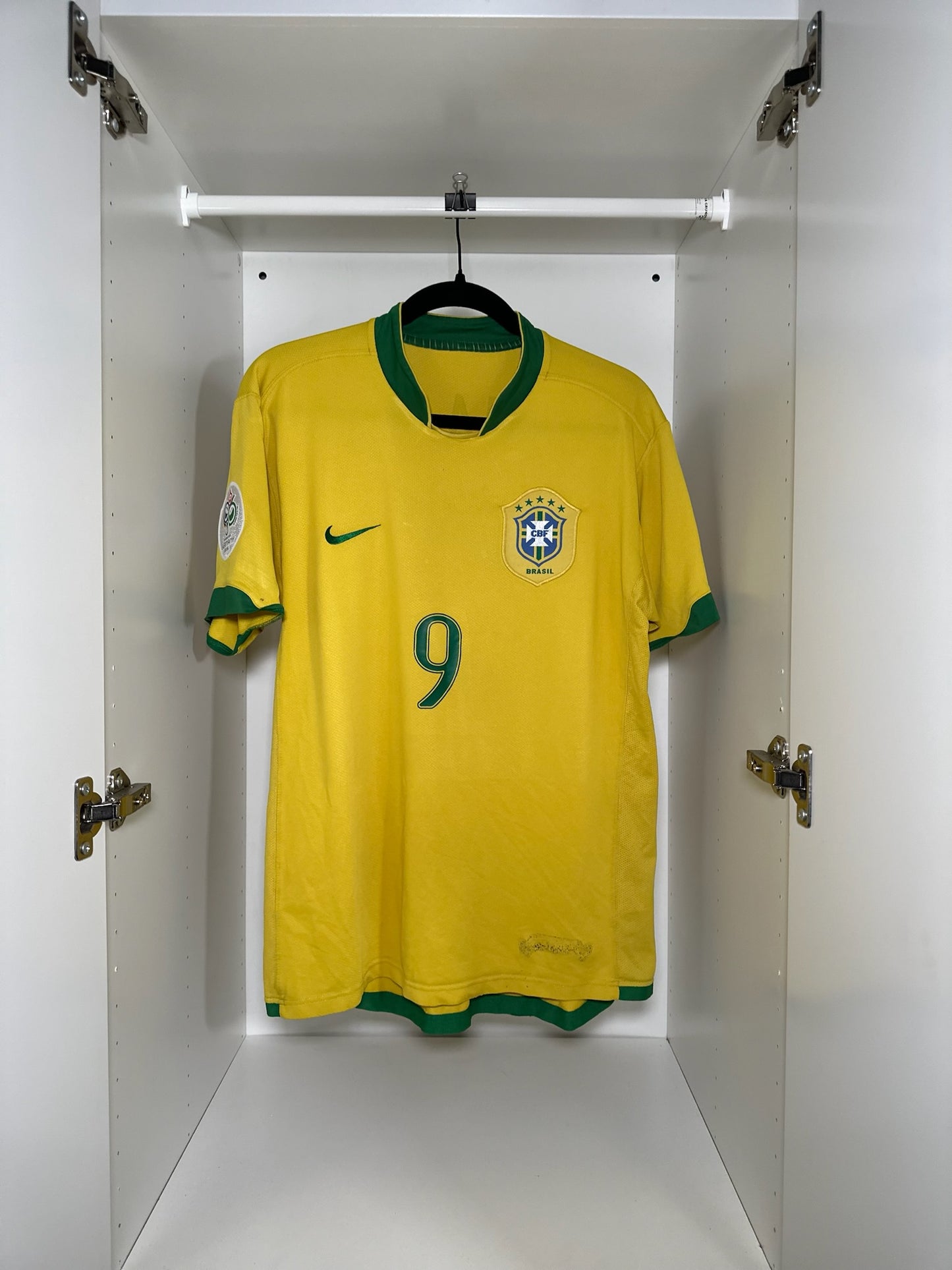 Brazil Ronaldo #9 - Nike - 2006/2007 - HOME Kit