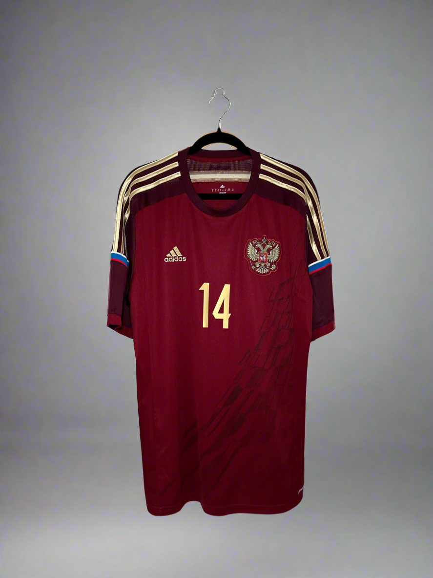 Russia Berezutski #14 - adidas - 2014/2015 - HOME Kit