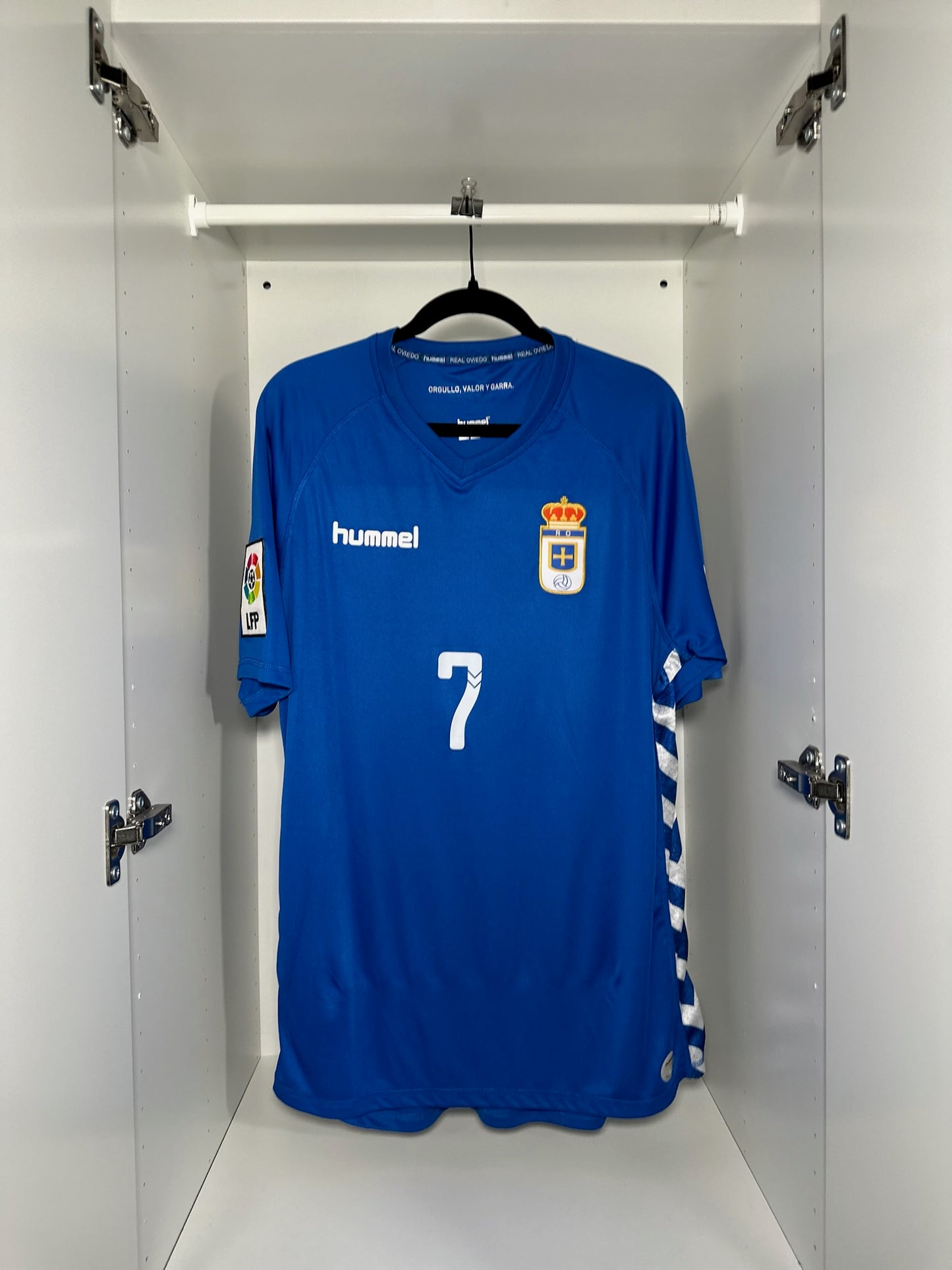 Real Oviedo #7 - Hummel - 2014/2015 - HOME Kit