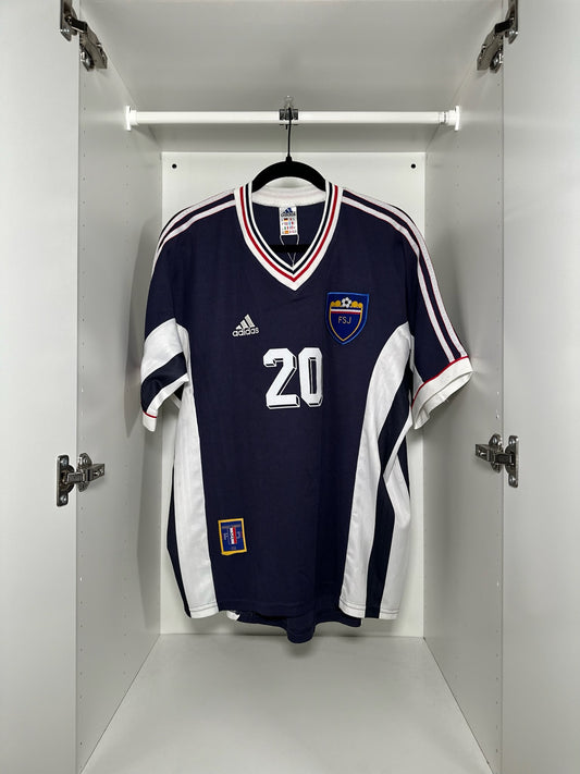 Yugoslavia Stankovic #20 - adidas - 1998/1999 - HOME Kit