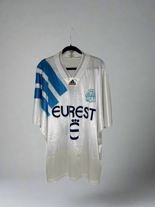 Olympique Marseille #11 - adidas - 1993/1994 - HOME "Didier Deschamps" Kit